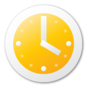  clock yellow 
